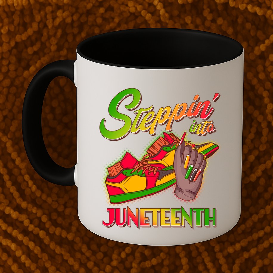 Steppin Into Juneteenth Mug