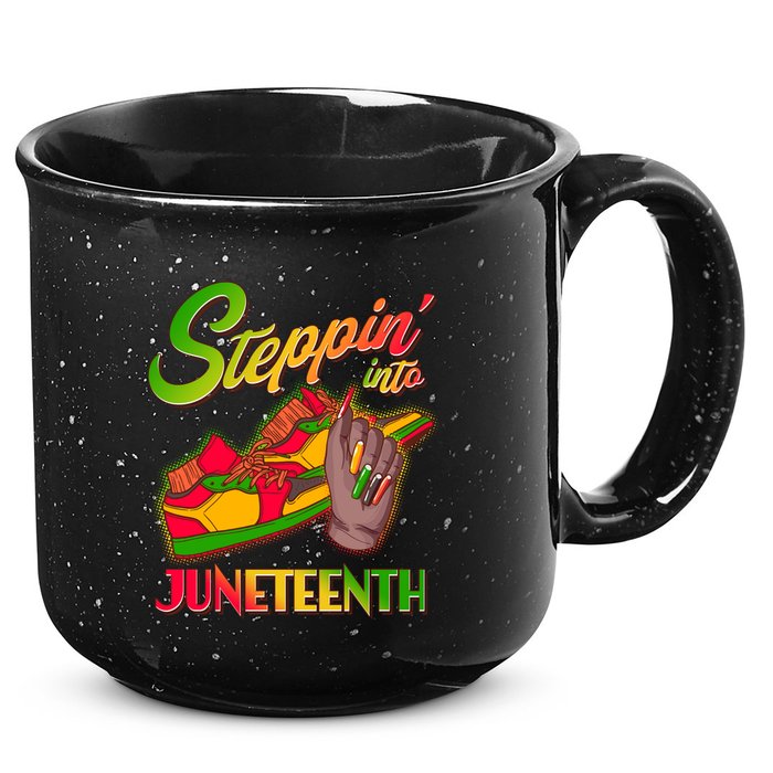 Steppin Into Juneteenth 15oz Campfire Ceramic Mug