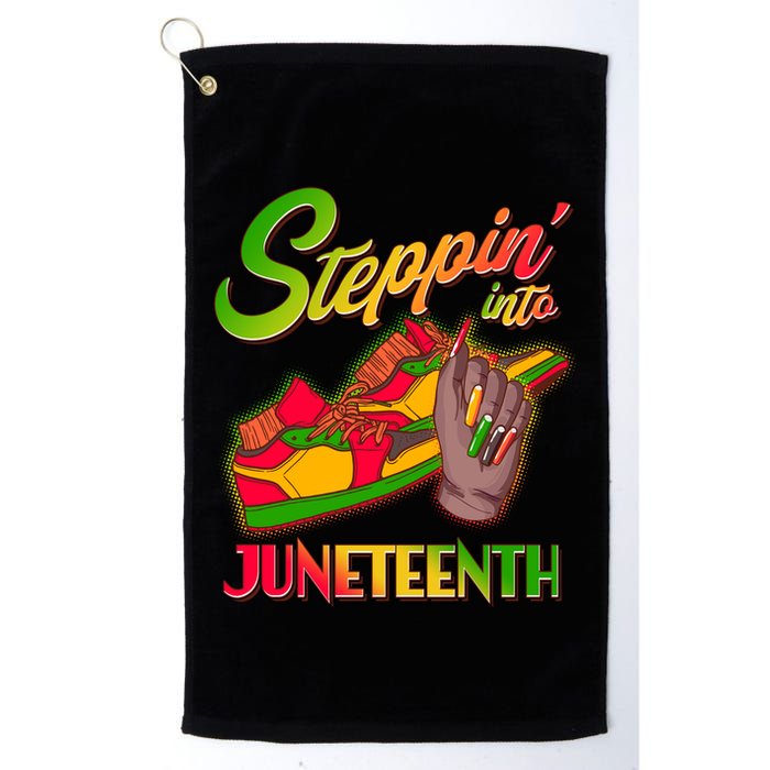 Steppin Into Juneteenth Golf Towel