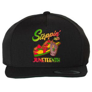 Steppin Into Juneteenth Wool Snapback Cap