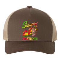 Steppin Into Juneteenth Yupoong Adult 5-Panel Trucker Hat