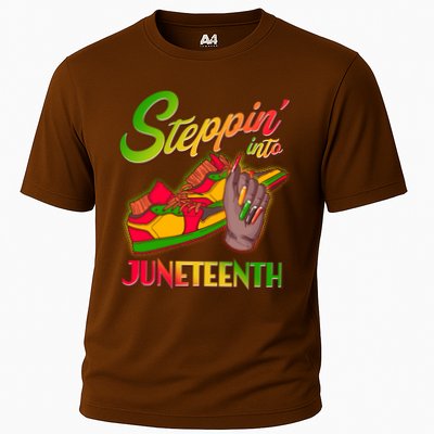 Steppin Into Juneteenth Performance Shirt