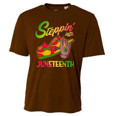 Steppin Into Juneteenth Cooling Performance Crew T-Shirt