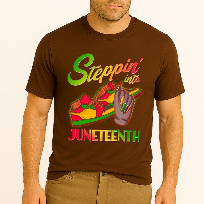 Steppin Into Juneteenth Performance Shirt