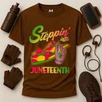Steppin Into Juneteenth Performance Shirt