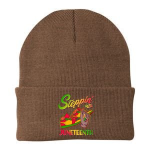 Steppin Into Juneteenth Knit Cap Winter Beanie