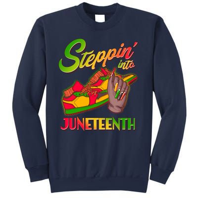 Steppin Into Juneteenth Sweatshirt