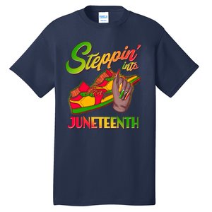 Steppin Into Juneteenth Tall T-Shirt