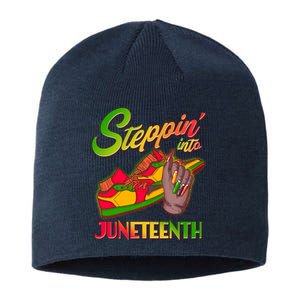 Steppin Into Juneteenth Sustainable Beanie