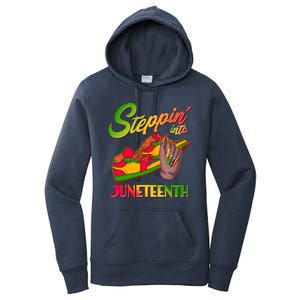 Steppin Into Juneteenth Women's Pullover Hoodie