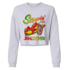 Steppin Into Juneteenth Cropped Pullover Crew