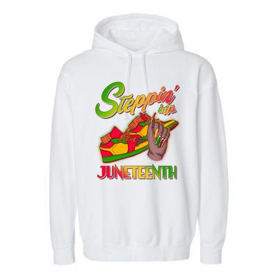 Steppin Into Juneteenth Garment-Dyed Fleece Hoodie