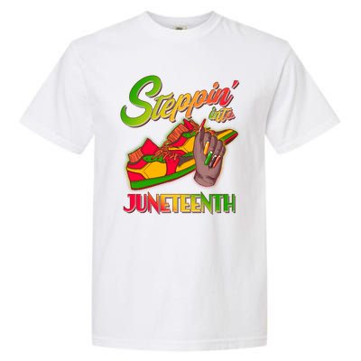 Steppin Into Juneteenth Garment-Dyed Heavyweight T-Shirt