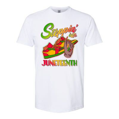 Steppin Into Juneteenth Softstyle CVC T-Shirt