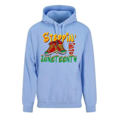 Stepping Into Junenth Celebrate Black Freedom Day 1865 Gift Unisex Surf Hoodie