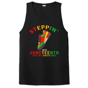 Stepping Into Junenth Like My Ancestors Black History Gift PosiCharge Competitor Tank