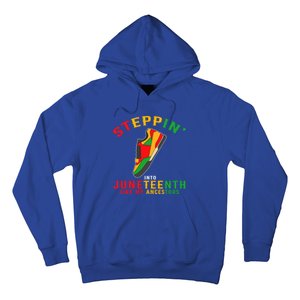 Stepping Into Junenth Like My Ancestors Black History Gift Hoodie