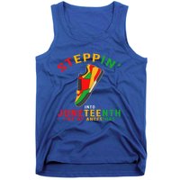 Stepping Into Junenth Like My Ancestors Black History Gift Tank Top