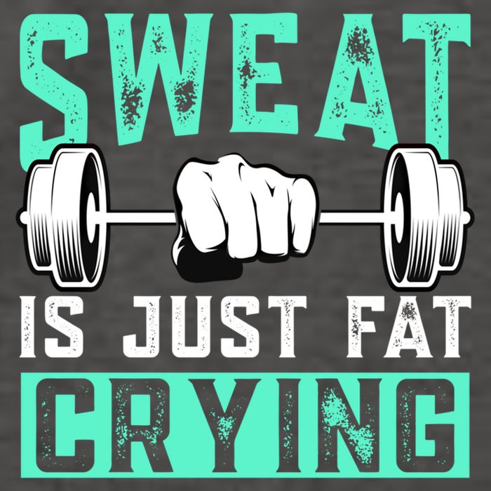 Sweat Is Just Fat Crying Muscle Trainer Bodybuilding Fitness Gift Vector Backpack