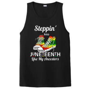 Stepping Into Juneteenth Like My Ancestors Happy Juneteenth PosiCharge Competitor Tank