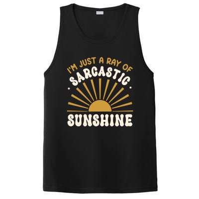 Sarcastic IM Just A Ray Of Sarcastic Sunshine Humor Gift PosiCharge Competitor Tank