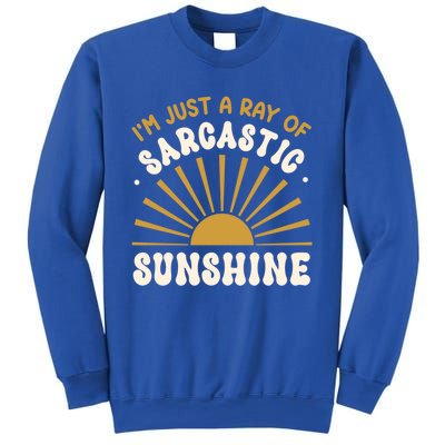 Sarcastic IM Just A Ray Of Sarcastic Sunshine Humor Gift Sweatshirt