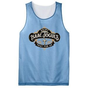 St Isaac Jogues Catholic Confirmation Jesuit French Saints Mesh Reversible Basketball Jersey Tank