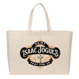 St Isaac Jogues Catholic Confirmation Jesuit French Saints Cotton Canvas Jumbo Tote