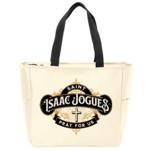 St Isaac Jogues Catholic Confirmation Jesuit French Saints Zip Tote Bag