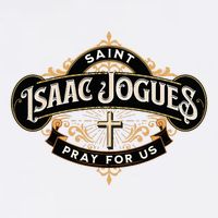 St Isaac Jogues Catholic Confirmation Jesuit French Saints Adult Drive Performance Visor
