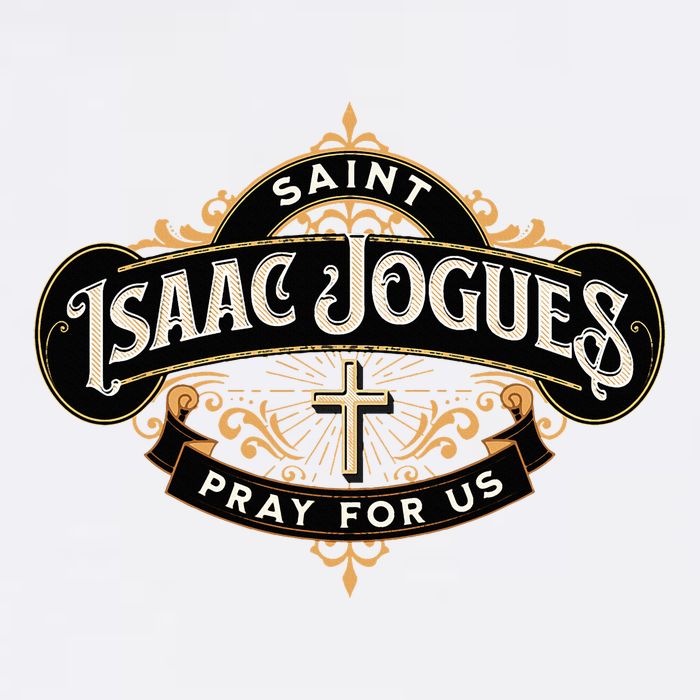 St Isaac Jogues Catholic Confirmation Jesuit French Saints Adult Drive Performance Visor