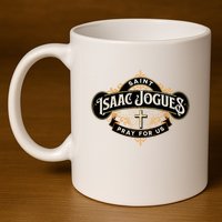St Isaac Jogues Catholic Confirmation Jesuit French Saints 11oz C Handle Ceramic Mug