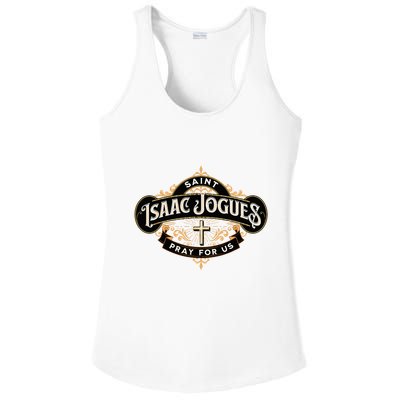 St Isaac Jogues Catholic Confirmation Jesuit French Saints Ladies PosiCharge Competitor Racerback Tank