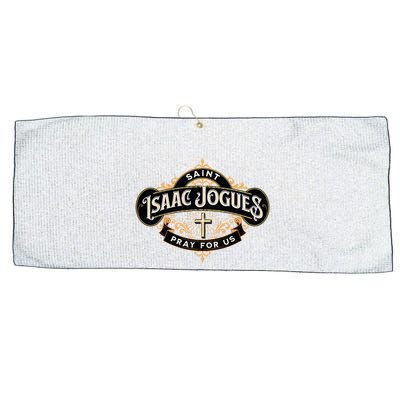 St Isaac Jogues Catholic Confirmation Jesuit French Saints Large Microfiber Waffle Golf Towel