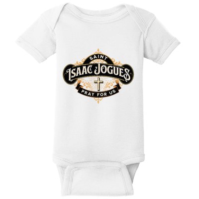 St Isaac Jogues Catholic Confirmation Jesuit French Saints Baby Bodysuit