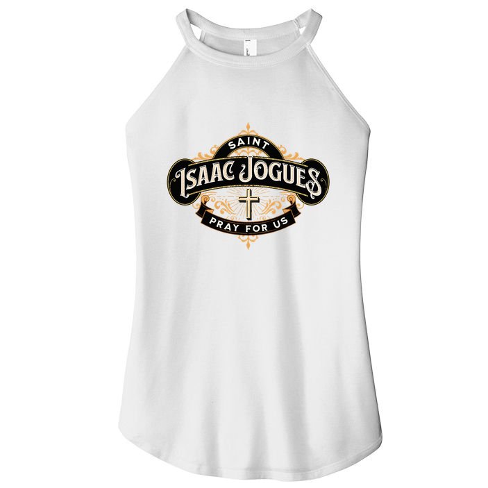 St Isaac Jogues Catholic Confirmation Jesuit French Saints Women's Perfect Tri Rocker Tank