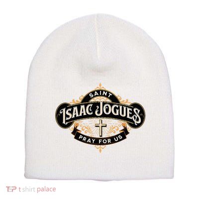 St Isaac Jogues Catholic Confirmation Jesuit French Saints Short Acrylic Beanie