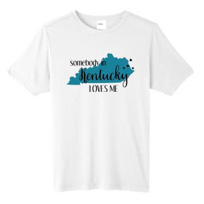 Somebody In Kentucky Loves Me Ky State Tall Fusion ChromaSoft Performance T-Shirt