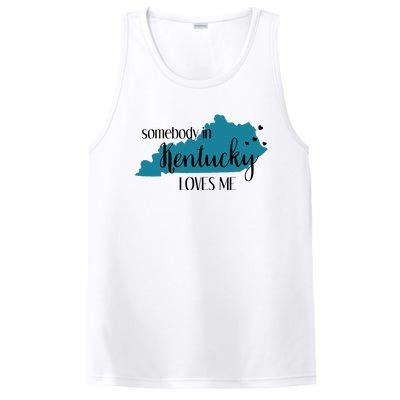 Somebody In Kentucky Loves Me Ky State PosiCharge Competitor Tank