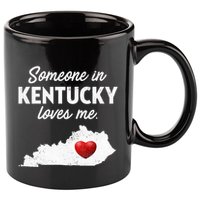 Someone In Kentucky Loves Me Kentucky Ky 11oz C Handle Ceramic Mug