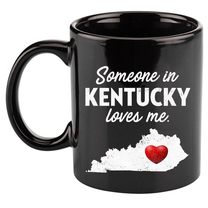 Someone In Kentucky Loves Me Kentucky Ky 11oz C Handle Ceramic Mug