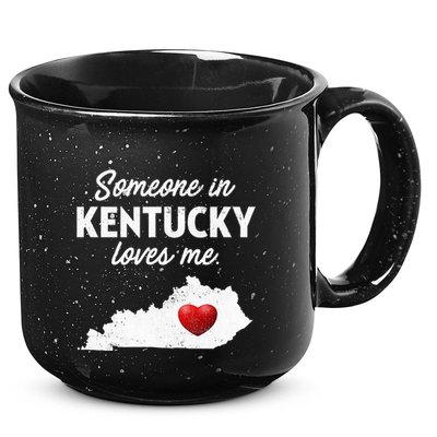 Someone In Kentucky Loves Me Kentucky Ky 15oz Campfire Ceramic Mug