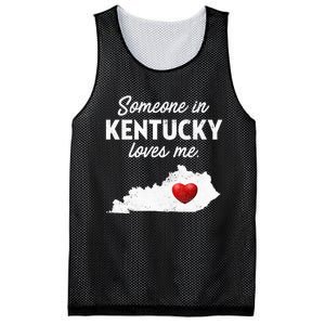 Someone In Kentucky Loves Me Kentucky Ky Mesh Reversible Basketball Jersey Tank