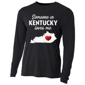 Someone In Kentucky Loves Me Kentucky Ky Cooling Performance Long Sleeve Crew