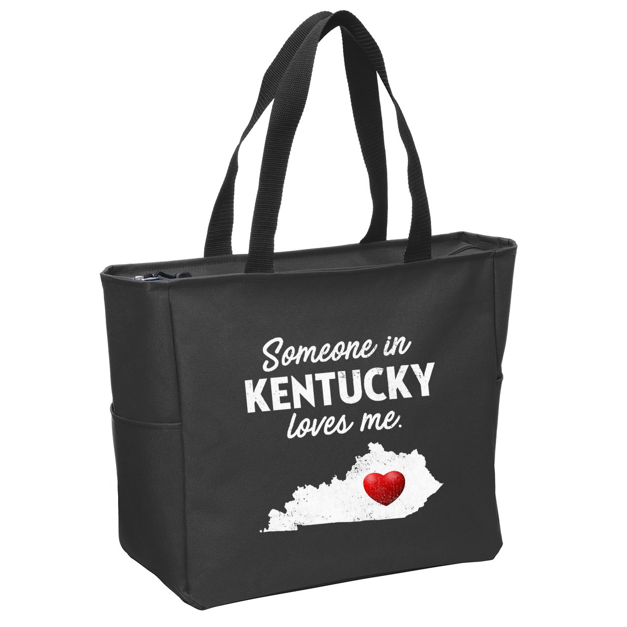 Someone In Kentucky Loves Me Kentucky Ky Zip Tote Bag