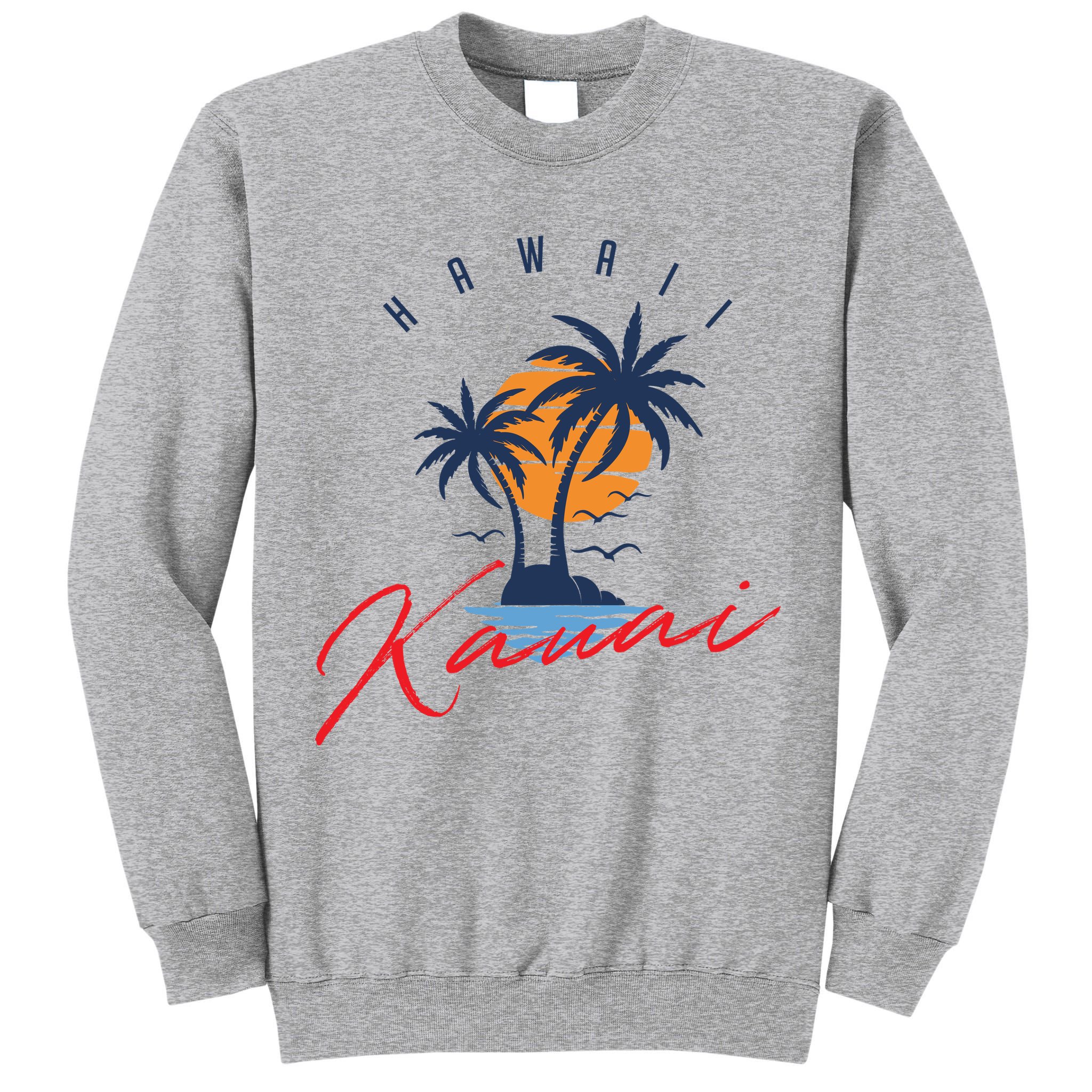 Summer In Kauai Beach Hawaii Tall Sweatshirt
