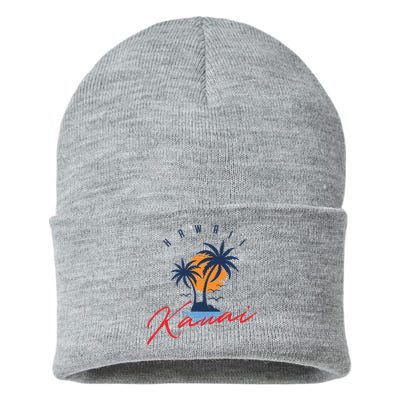 Summer In Kauai Beach Hawaii Sustainable Knit Beanie