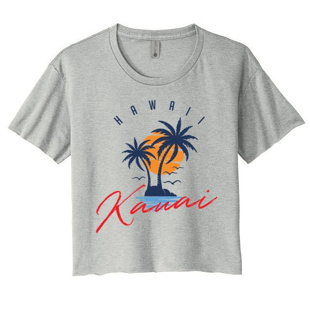 Summer In Kauai Beach Hawaii Crop Top