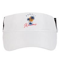 Summer In Kauai Beach Hawaii Adult Drive Performance Visor