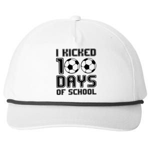 Soccer I Kicked 100 Days Of School Snapback Five-Panel Rope Hat